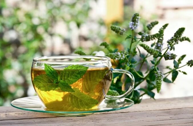 Mint tea